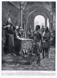 يفرح جون بسماع وفاة فيتز-بيترس AD1198 ، 1920